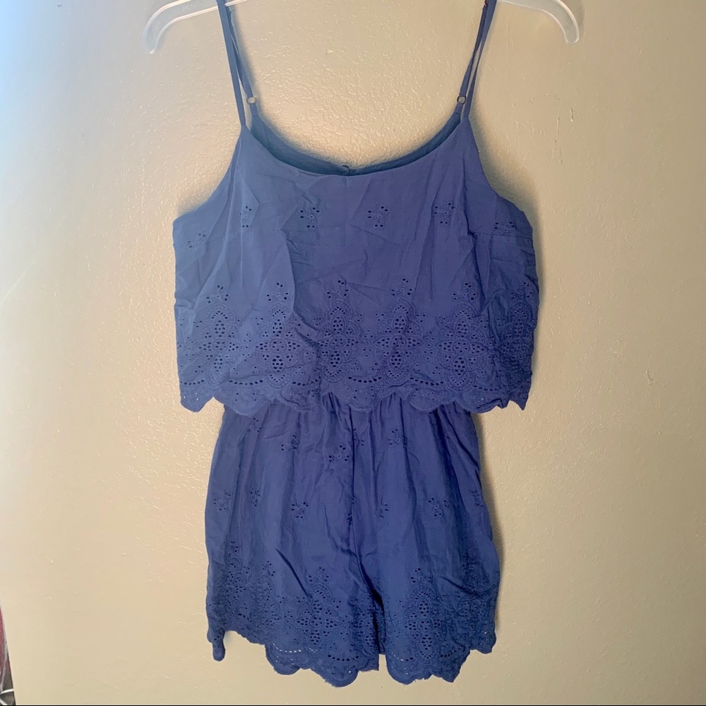 Blue Flowy Romper!!💙💙💙